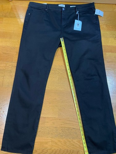 Frame Denim Men’s L’Homme Skinny Jeans Size 42X33 Black Dark Wash Made USA - Picture 6 of 13