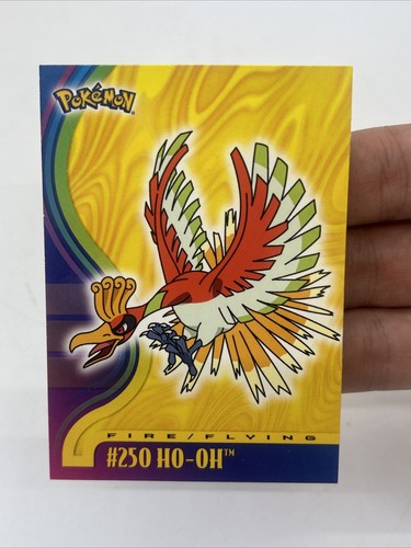 Topps Pokémon #250 Ho-Oh Bird Flying Regular TV Animation Edition NM