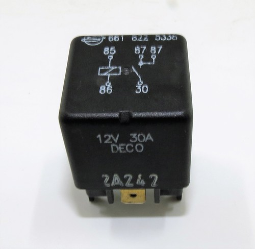 Genuine SsangYong (1995-2005) 5-Pin Multiuse Black Relay 6618225338 12V 30A Deco - Picture 9 of 10