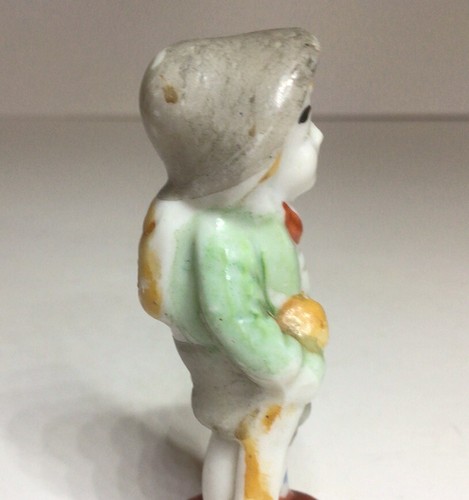 Miniature Made In Japan Hiker Traveling Man With Walking Stick Backpack Figurine - Picture 10 of 16