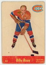 1955-56 Parkhurst Billy Reay #66 Montreal Canadiens Hockey Card #18564q