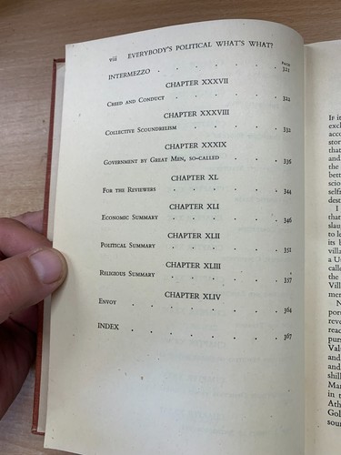 1945 BERNARD SHAW "EVERYBODY'S POLITICAL WHAT'S WHAT?" HARDBACK BOOK (P4) - Imagen 9 de 16