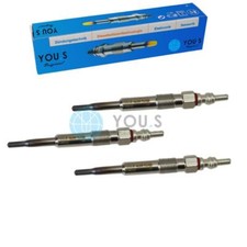 3 Stück YOU.S Original Glühkerze für AUDI A2 (8Z0) 1.4 TDI - N10591603