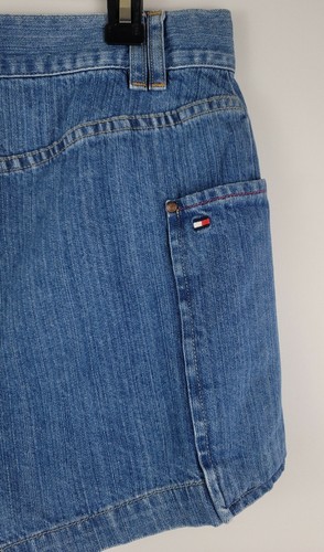 Pantalones Cortos Vaqueros Tommy Hilfiger Damas Talla 10 Vintage Cintura Alta - Imagen 10 de 11