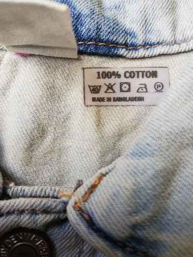 Denim Blue Jacket Stud Button Coat Baby Ages 4 Months To 2 Yrs Toddlers Kids - Picture 11 of 15