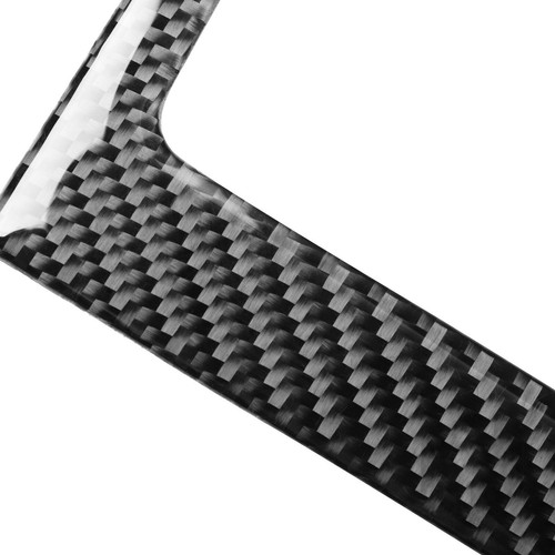 Cubierta de panel de empuje de puerta para Dodge Challenger 2008-14 interior de fibra de carbono - Imagen 5 de 11