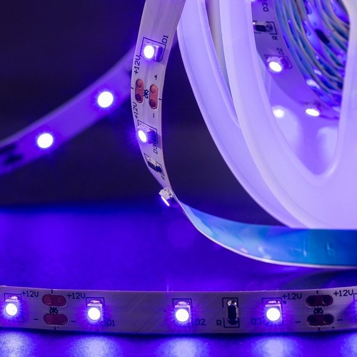 UV Black Light 5M 10M LED Strip Kit 12V DC Flexible Blacklight for Party Room US - Picture 3 of 13