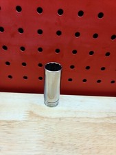 Snap-on SF241 3/8" Drive 12-Point SAE 3/4" Flank Drive Deep Socket See Details