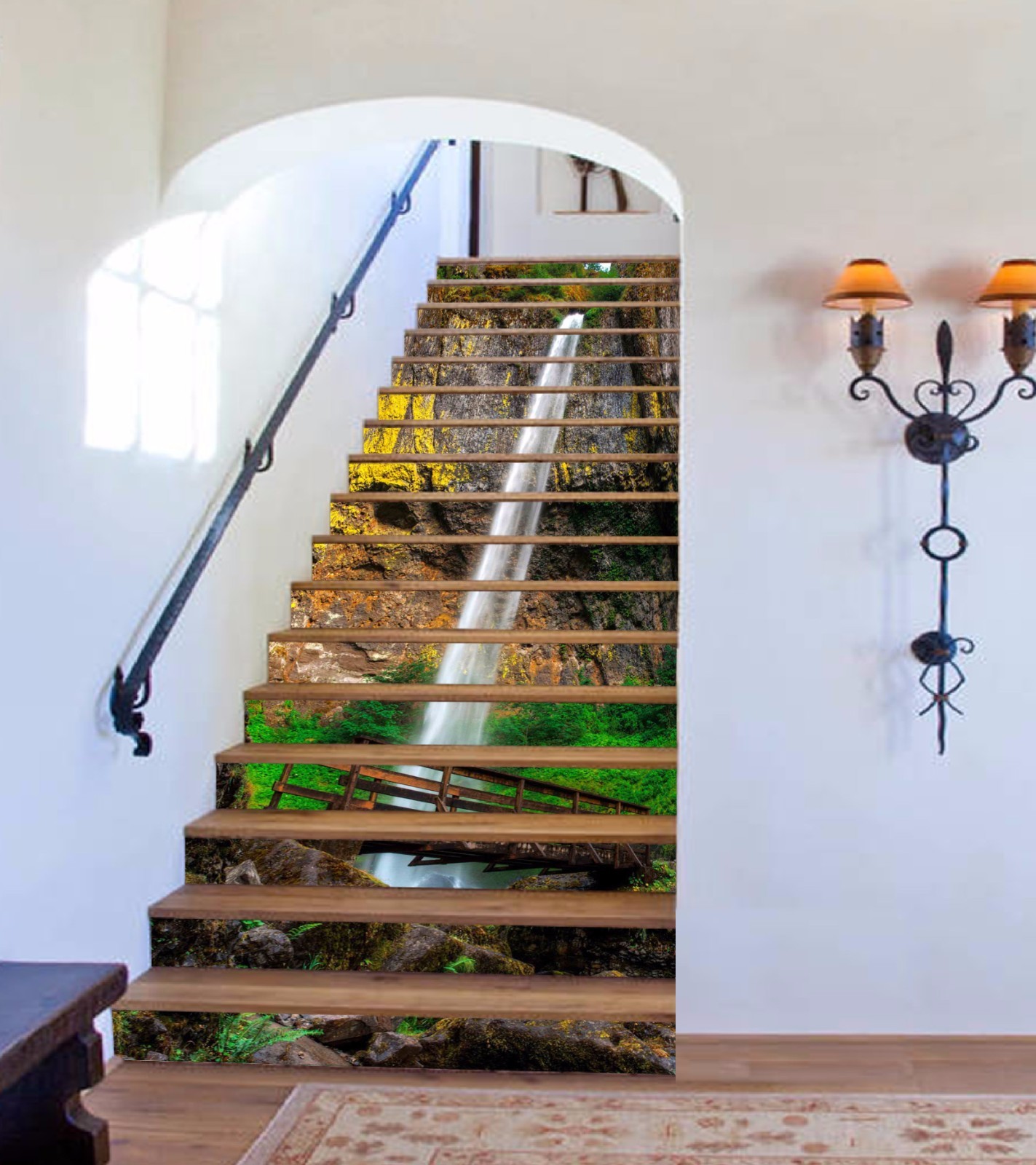 3D Valley Stream 961Stair Risers Decoration Photo Mural Vinyl Decal Wallpaper AU 3D Valley Stream 961Stair Risers Decoration Photo Mural Vinyl Decal Wallpaper AU