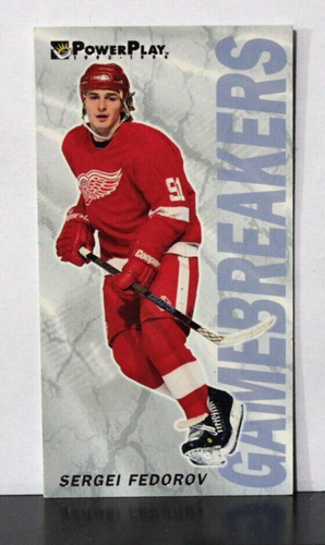 1993-94 Fleer Ice Hockey Tall Boy Gamebreakers Inserts Steve yzerman 10 of 10 - Picture 1 of 2