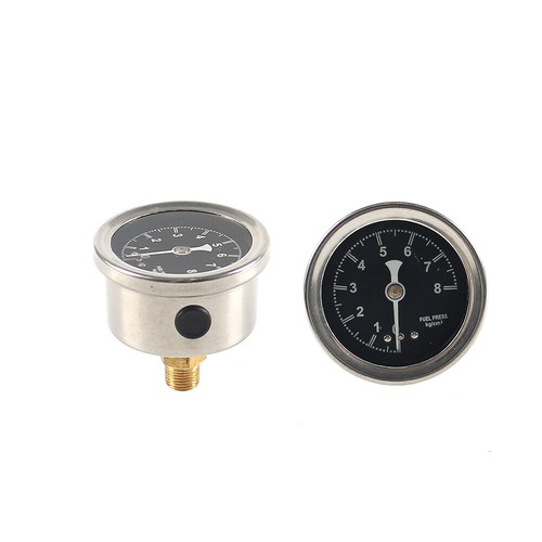 Aluminum 0-160 Psi Adjustable Fuel Pressure Regulator+Kpa Oil Gauge Kit Blue - Picture 6 of 11