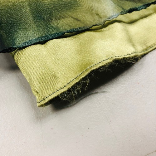 Jovani Beaded Formal Gown DRESS Sequin Sz 12 Greens Cross Back Overskirt Unique - Picture 11 of 13