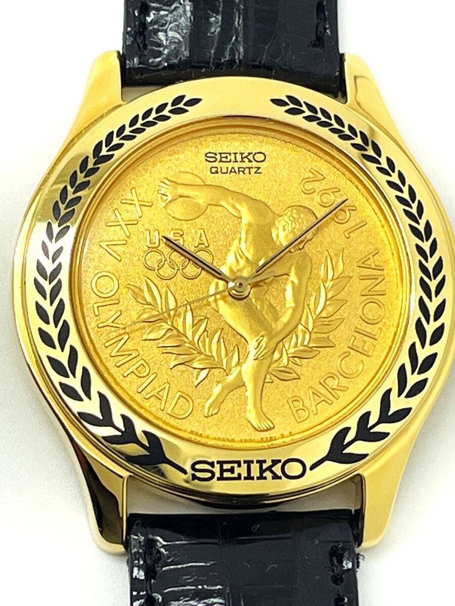 SEIKO MEN'S 7N01-6388 NOT WORKING 1992 OLYMPIC BARCELONA SEIKO MEN'S 7N01-6388 NOT WORKING 1992 OLYMPIC BARCELONA