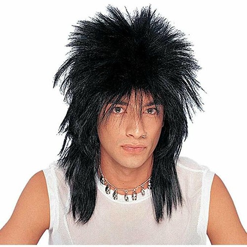 ROCK AND ROLL ROCKER ADULT LONG WIG - Picture 2 of 3