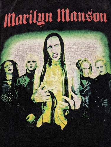 T-shirt vintage Marilyn Manson - Foto 2 di 14