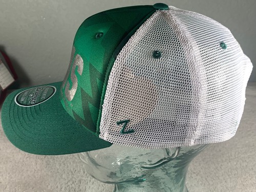 NWT Zephyr Snapback Colorado State CSU Rams Hat Green White Silver Trucker Mesh - Picture 4 of 6