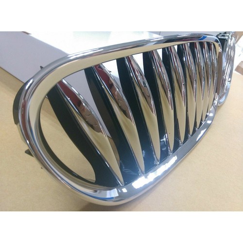 Chrome + Black Front Hood Grille Fits For BMW Z4 E85 E86 Coupe Cabriolet 03-08 - Picture 4 of 7