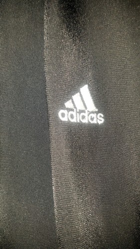 Black & White Mens Adidas Jogging Warm Up Suit Excellent Condition - Picture 8 of 8