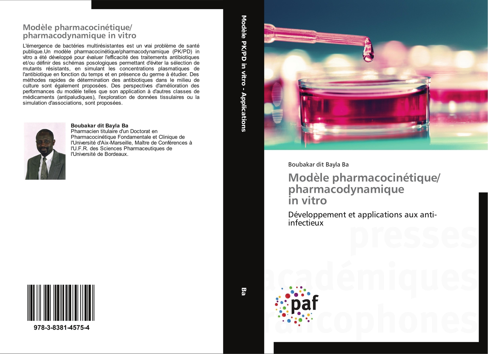 Thumbnail - Modèle Pharmacocinétique/ Pharmacodynamique In Vitro Boubakar Dit