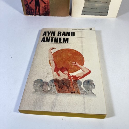 Ayn Rand 3 Book Lot Signet Paperbacks • Atlas Shrugged • Anthem • We The Living - Picture 4 of 19