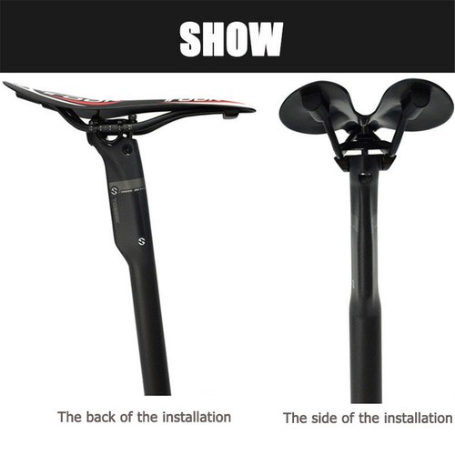 Bicycle Seatpost Tube Full Carbon Fiber Bike MTB Road Seat post 27.2/30.8/31.6mm - Picture 10 of 14