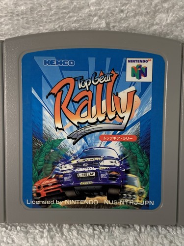 Top Gear Rally Nintendo 64 Kemco 2000 Japanese Version NUS-NTRJ-JPN Racing Retro - Picture 2 of 13