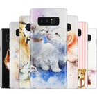 dessana Aquarell Tiere Schutz Hülle Case Handy Tasche passend für Samsung A J