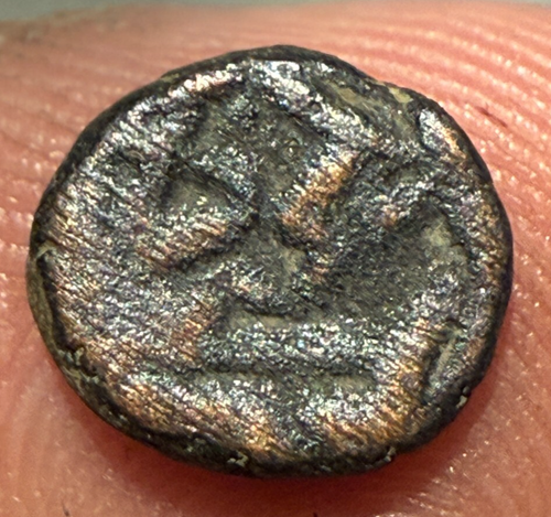 NAGAS OF PADMAVATI GANAPATINAGA (3RD CEN AD) COPPER UNIT RARE COIN - Bild 2 von 2