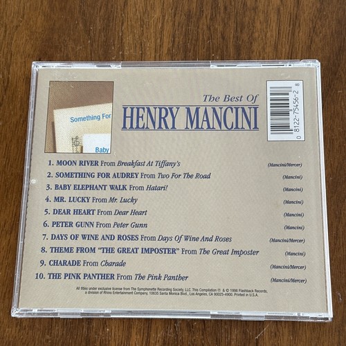 The Best of Henry Mancini by Symphonette Society (CD, 1998, Flashback) - Picture 2 of 3