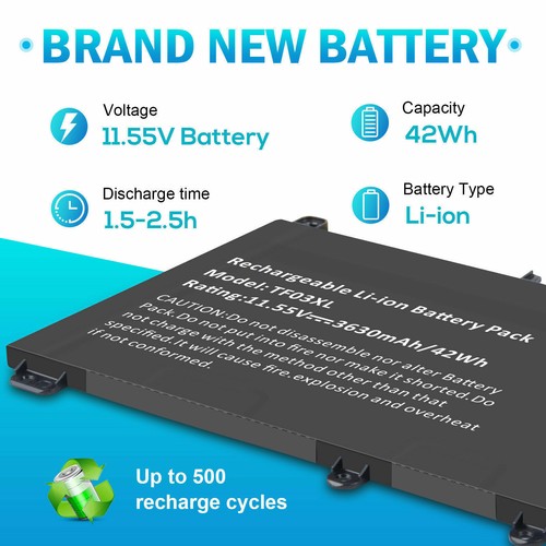 TF03XL Battery For HP Pavilion 14-BF 14-BK 14-BP 14-CD 15-CC 15-CD 15-CK Laptop - Picture 5 of 11