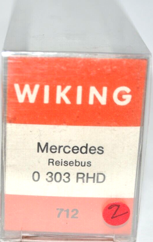 Wiking 712 (712/1A) MB O 303 Reise Bus (Gray-White) - NEW w/BOX - Picture 5 of 5