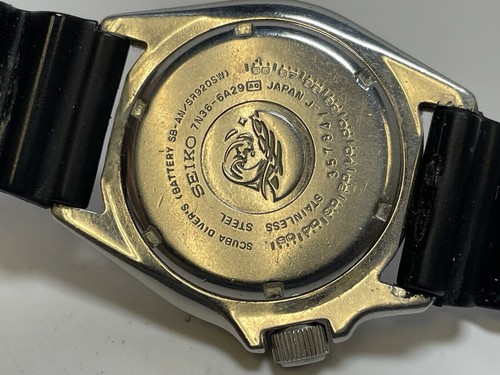 Vintage Seiko Quartz 7N36-6A29 Pepsi Scuba Divers Watch 200m (New Battery) - Picture 6 of 12