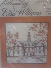 29104 Elsa Williams Counted Cross Stitch Kit The Capital Williamsburg 1979