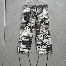 Rothco Men Pants Medium Gray Y2K Cargo Pockets Mid Rise Pockets 29 in Inseam