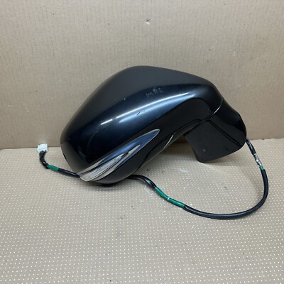 10 11 12 2012 LEXUS RX450 Power Side View Mirror Right Passenger Black  Memory