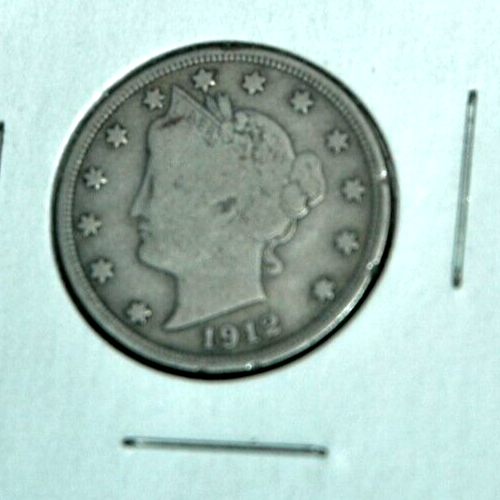 1912 D Liberty Head ""V"" níquel MUY BUEN ESTADO todas las letras en ""Liberty" - Imagen 1 de 3