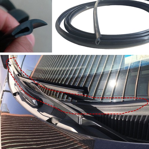 Car Front Windshield Panel Rubber Seal Strip Sealed Moulding Trim Accessories - Picture 3 of 12