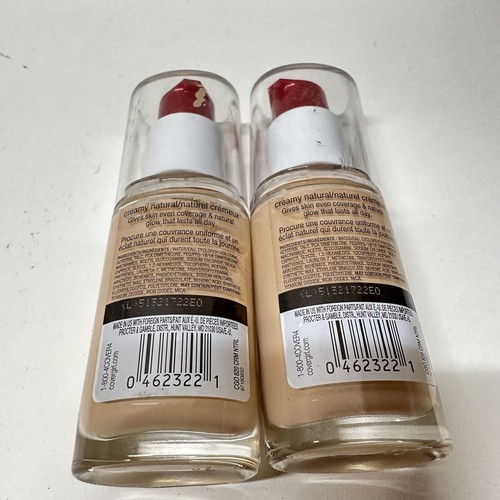 Pack Of 2 CoverGirl Outlast Stay Luminous Creamy Natural 820 Natural Glow New - Picture 3 of 4