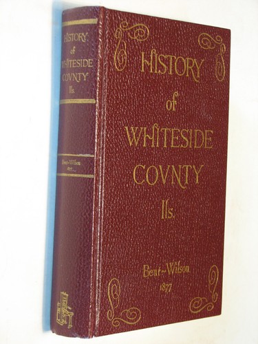History Whiteside Co Illinois IL 1877 reprint genealogy Morrison Sterling - Picture 1 of 5