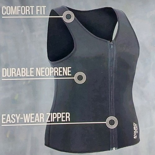 Neu mit Etikett Aduro Sport Sauna Sweatweste, schwarz, XL - Bild 5 von 6