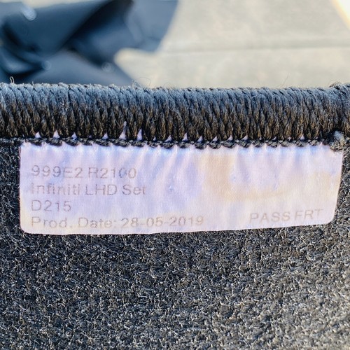 Infiniti QX60 JX35 OEM Black Carpet Floor Mat Set For 2014-2021 999E2 RZ00 - Picture 13 of 14