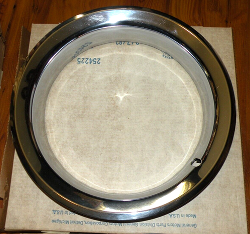 4 GM Rally Wheel 15x7 Trim Rings, 83-85 Monte Carlo SS, 73-89 Blazer 359763 NOS - Picture 5 of 8