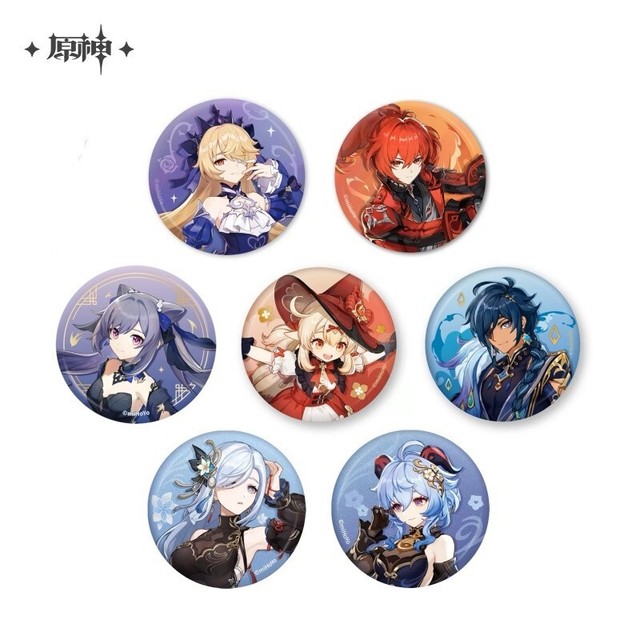 Genshin Impact – miHoYo – Badge Série Teyvat Style – produit officiel