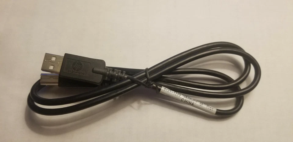 HP Printer Scanner Cable OEM USB 2.0 Type-A to USB 2.0 Type-B 8121-0868 - Image 3 of 3