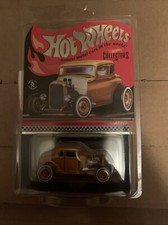 HOT WHEELS RLC DEUCE COUPE 32 FORD HOT ROD 727/17500 LOW SERIAL NUMBER