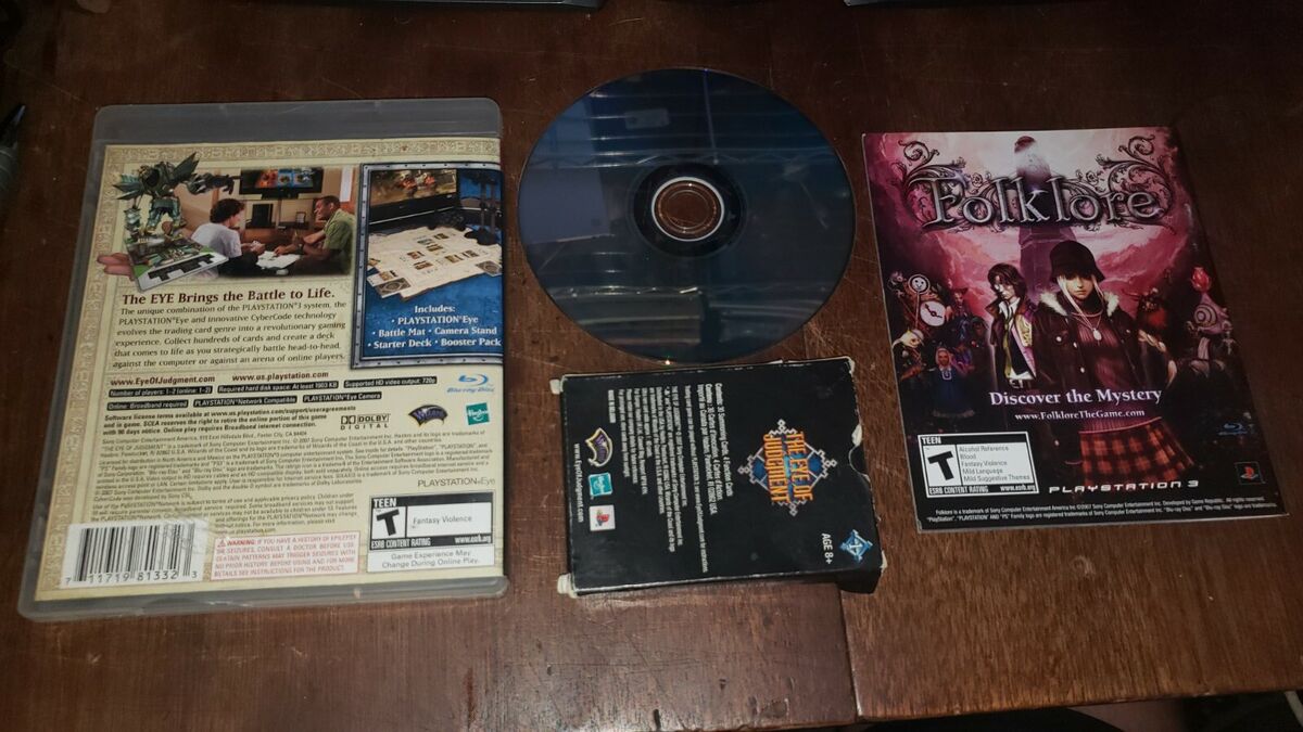 PS3 EYE OF JUDGEMENT GAME PLUS 30 TRADING CARDS AND DIDI THE PS3 EYE OF JUDGEMENT GAME PLUS 30 TRADING CARDS AND DIDI THE