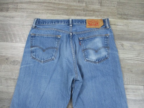 Levis 501 XX Men 36X38* Blue Shrink To Fit Dark Wash 90s Vintage American Denim - Picture 7 of 19