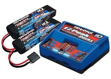 Traxxas 2x 7600mAh LiPo Akku Set mit EZ-Peak Dual Ladegerät für X-Maxx