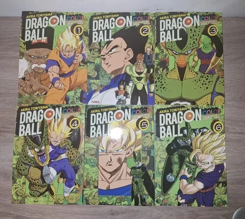 Dragon Ball Color Cell Android Completo, 6 tomos, manga en español. Español