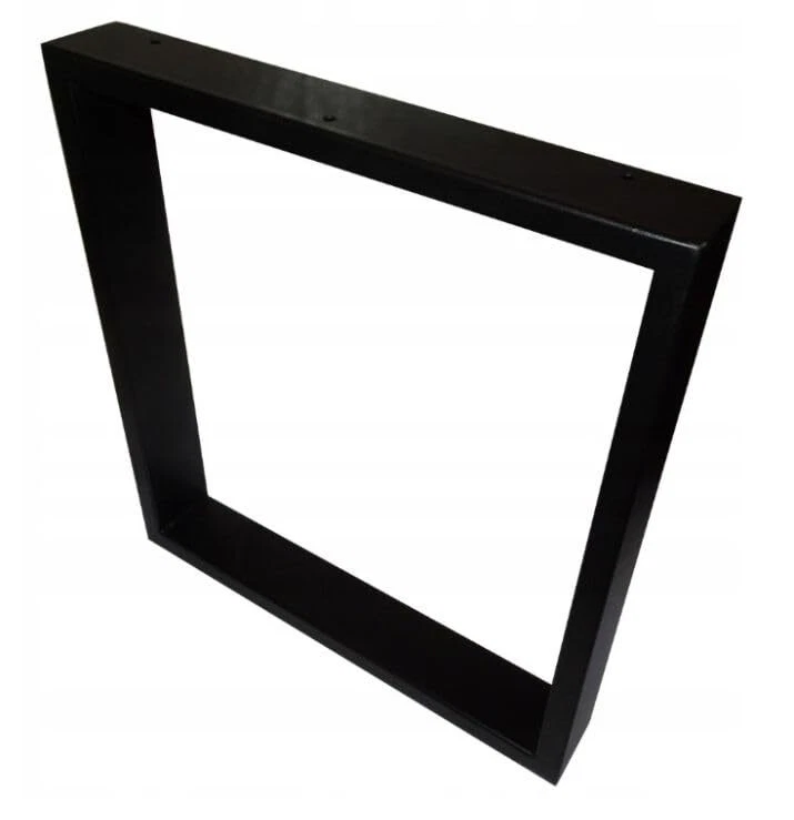 Juego de 2 patas de mesa de metal - H72xW60 - Blanco - Mesa alta 72 cm Foto 2 de 4